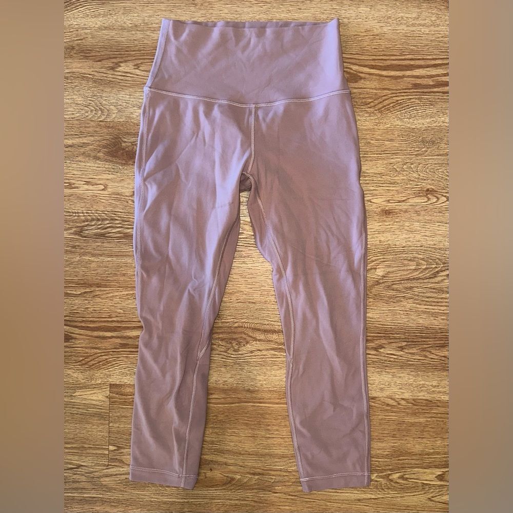 Lululemon Align High-Rise Crop Leggings Twilight Rose Size 6 - Picture 5 of 7